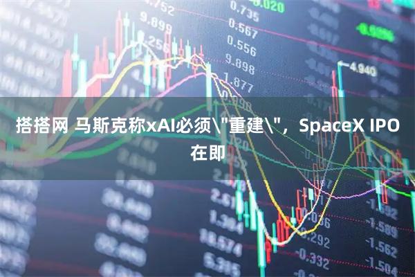 搭搭网 马斯克称xAI必须＂重建＂，SpaceX IPO在即