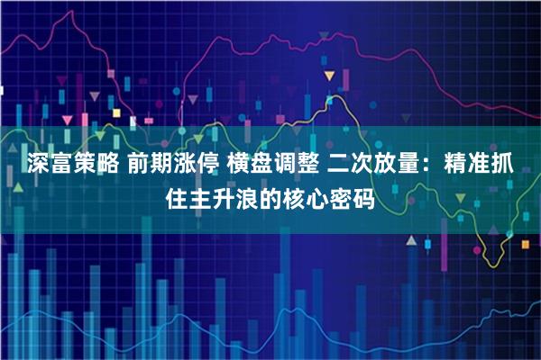 深富策略 前期涨停 横盘调整 二次放量：精准抓住主升浪的核心密码