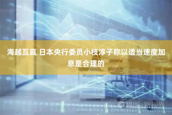 海越互赢 日本央行委员小枝淳子称以适当速度加息是合理的