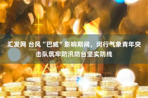 汇发网 台风“巴威”影响期间，闵行气象青年突击队筑牢防汛防台坚实防线