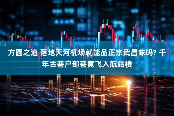 方圆之道 落地天河机场就能品正宗武昌味吗? 千年古巷户部巷竟飞入航站楼