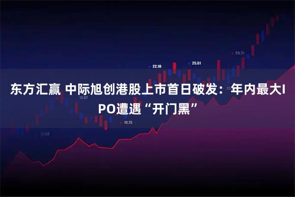 东方汇赢 中际旭创港股上市首日破发：年内最大IPO遭遇“开门黑”